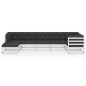 vidaXL Set Salotto Giardino 7 pz Cuscini Antracite Legno Massello Pino vidaXL Set Salotto Giardino 7 pz Cuscini Antracite Legno Massello Pino