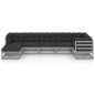 vidaXL Set Divani da Giardino 7 pz con Cuscini Legno Massello Pino vidaXL Set Divani da Giardino 7 pz con Cuscini Legno Massello Pino