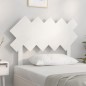 Testiera per Letto Bianca 104x3x80,5 cm Legno Massello di Pino Testiera per Letto Bianca 104x3x80,5 cm Legno Massello di Pino