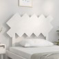 Testiera per Letto Bianca 104x3x80,5 cm Legno Massello di Pino Testiera per Letto Bianca 104x3x80,5 cm Legno Massello di Pino