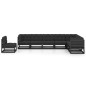 vidaXL Set Divani da Giardino 8 pz con Cuscini Massello di Pino Nero vidaXL Set Divani da Giardino 8 pz con Cuscini Massello di Pino Nero