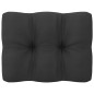 vidaXL Set Divani da Giardino 9 pz con Cuscini Massello di Pino Nero vidaXL Set Divani da Giardino 9 pz con Cuscini Massello di Pino Nero