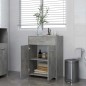 Armadio da Bagno Grigi Cemento 60x33x80 cm in Truciolato Armadio da Bagno Grigi Cemento 60x33x80 cm in Truciolato