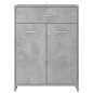 Armadio da Bagno Grigi Cemento 60x33x80 cm in Truciolato Armadio da Bagno Grigi Cemento 60x33x80 cm in Truciolato