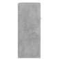 Armadio da Bagno Grigi Cemento 60x33x80 cm in Truciolato Armadio da Bagno Grigi Cemento 60x33x80 cm in Truciolato
