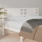 Testiera per Letto Bianca 206x4x100 cm Legno Massello di Pino Testiera per Letto Bianca 206x4x100 cm Legno Massello di Pino