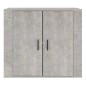 Credenza Grigio Cemento 80x33x70 cm in Legno Multistrato Credenza Grigio Cemento 80x33x70 cm in Legno Multistrato