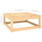 vidaXL Set Divani Giardino 11 pz con Cuscini in Legno Massello di Pino vidaXL Set Divani Giardino 11 pz con Cuscini in Legno Massello di Pino