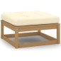 vidaXL Set Salotto Giardino e Cuscini 10 pz Legno Massello Pino Ambra vidaXL Set Salotto Giardino e Cuscini 10 pz Legno Massello Pino Ambra