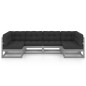vidaXL Set Divani da Giardino 6 pz Grigio Cuscini Massello di Pino