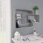 Mensola a Muro Grigio Sonoma 104x20x58,5 cm Legno Multistrato Mensola a Muro Grigio Sonoma 104x20x58,5 cm Legno Multistrato