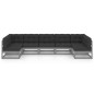 vidaXL Set Divani da Giardino 7 pz Grigio Cuscini Massello di Pino vidaXL Set Divani da Giardino 7 pz Grigio Cuscini Massello di Pino