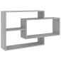 Mensola a Muro Grigio Sonoma 104x20x58,5 cm Legno Multistrato Mensola a Muro Grigio Sonoma 104x20x58,5 cm Legno Multistrato