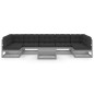 vidaXL Set Divani da Giardino 8 pz con Cuscini Grigio Massello di Pino vidaXL Set Divani da Giardino 8 pz con Cuscini Grigio Massello di Pino