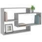 Mensola a Muro Grigio Sonoma 104x20x58,5 cm Legno Multistrato Mensola a Muro Grigio Sonoma 104x20x58,5 cm Legno Multistrato