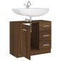 Mobile Lavabo Rovere Marrone 63x30x54 cm in Legno Multistrato Mobile Lavabo Rovere Marrone 63x30x54 cm in Legno Multistrato