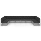 vidaXL Set Divani da Giardino 10pz con Cuscini Grigio Massello di Pino vidaXL Set Divani da Giardino 10pz con Cuscini Grigio Massello di Pino