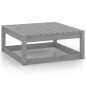 vidaXL Set Divani da Giardino 14pz con Cuscini Grigio Massello di Pino vidaXL Set Divani da Giardino 14pz con Cuscini Grigio Massello di Pino