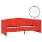 vidaXL Dormeuse con Materasso USB Rosso Vino in Velluto 90x200 cm vidaXL Dormeuse con Materasso USB Rosso Vino in Velluto 90x200 cm