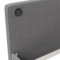 vidaXL Dormeuse con Materasso USB Grigio Chiaro in Tessuto 90x200 cm vidaXL Dormeuse con Materasso USB Grigio Chiaro in Tessuto 90x200 cm