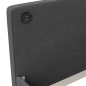 vidaXL Dormeuse con Materasso USB Grigio Scuro in Tessuto 90x200 cm vidaXL Dormeuse con Materasso USB Grigio Scuro in Tessuto 90x200 cm
