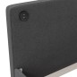 vidaXL Dormeuse con Materasso USB Grigio Scuro in Tessuto 90x200 cm vidaXL Dormeuse con Materasso USB Grigio Scuro in Tessuto 90x200 cm