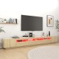 vidaXL Mobile Porta TV con Luci LED Rovere Sonoma 300x35x40 cm vidaXL Mobile Porta TV con Luci LED Rovere Sonoma 300x35x40 cm