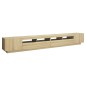 vidaXL Mobile Porta TV con Luci LED Rovere Sonoma 300x35x40 cm vidaXL Mobile Porta TV con Luci LED Rovere Sonoma 300x35x40 cm