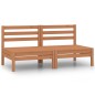 vidaXL Divano da Giardino a 2 Posti Miele in Legno Massello di Pino vidaXL Divano da Giardino a 2 Posti Miele in Legno Massello di Pino