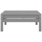 vidaXL Set Divani da Giardino 5 pz Grigio in Legno Massello di Pino