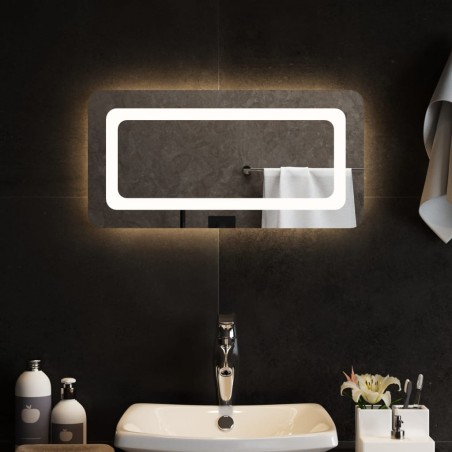 Specchio da Bagno con Luci LED 60x30 cm