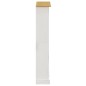 Libreria a 4 Ripiani Pino Messicano Corona Bianco 81x29x150 cm Libreria a 4 Ripiani Pino Messicano Corona Bianco 81x29x150 cm