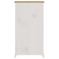 Libreria a 4 Ripiani Pino Messicano Corona Bianco 81x29x150 cm Libreria a 4 Ripiani Pino Messicano Corona Bianco 81x29x150 cm