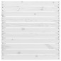 vidaXL Set Divani da Giardino 7 pz Bianco in Legno Massello di Pino vidaXL Set Divani da Giardino 7 pz Bianco in Legno Massello di Pino