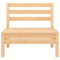vidaXL Set Divani da Giardino 4 pz in Legno Massello di Pino