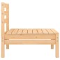vidaXL Set Divani da Giardino 4 pz in Legno Massello di Pino