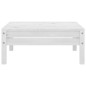 vidaXL Set Divani da Giardino 5 pz Bianco in Legno Massello di Pino