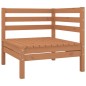vidaXL Set Salotto da Giardino 4pz Marrone Ambra Legno Massello Pino vidaXL Set Salotto da Giardino 4pz Marrone Ambra Legno Massello Pino