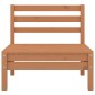 vidaXL Set Salotto da Giardino 4pz Marrone Ambra Legno Massello Pino vidaXL Set Salotto da Giardino 4pz Marrone Ambra Legno Massello Pino