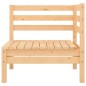 vidaXL Set Divani da Giardino 6 pz in Legno Massello di Pino