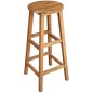 Tavolo e Sedie da Bar Set 5 pz in Legno Massello di Acacia