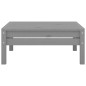 vidaXL Set Divani da Giardino 7 pz Grigio in Legno Massello di Pino vidaXL Set Divani da Giardino 7 pz Grigio in Legno Massello di Pino