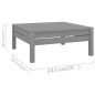 vidaXL Set Divani da Giardino 7 pz Grigio in Legno Massello di Pino vidaXL Set Divani da Giardino 7 pz Grigio in Legno Massello di Pino