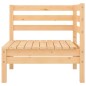 vidaXL Set Divani da Giardino 4 pz in Legno Massello di Pino