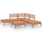 vidaXL Set Salotto da Giardino 6 pz in Legno Massello di Pino Miele vidaXL Set Salotto da Giardino 6 pz in Legno Massello di Pino Miele