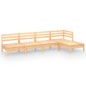 vidaXL Set Salotto da Giardino 5 pz in Legno Massello di Pino vidaXL Set Salotto da Giardino 5 pz in Legno Massello di Pino