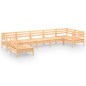 vidaXL Set Divani da Giardino 7 pz in Legno Massello di Pino