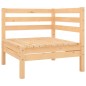 vidaXL Set Divani da Giardino 7 pz in Legno Massello di Pino