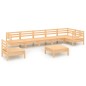 vidaXL Set Salotto da Giardino 8 pz in Legno Massello di Pino vidaXL Set Salotto da Giardino 8 pz in Legno Massello di Pino