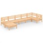 vidaXL Set Salotto da Giardino 7 pz in Legno Massello di Pino